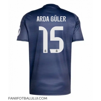 Real Madrid Arda Guler #15 Tricou Fotbal Replică 2025-26 Barbati Deplasare